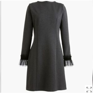 slim fit dress slacks Fading Cable Knit Funnel Neck Sweater Dress